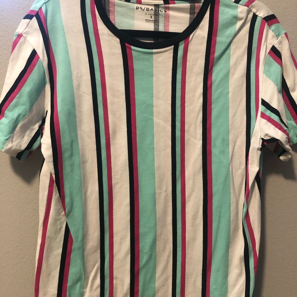 Pacsun Basic Colorful Striped Tee
